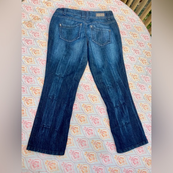 Dark Blue Denim Jeans Capri Style - Picture 7 of 12